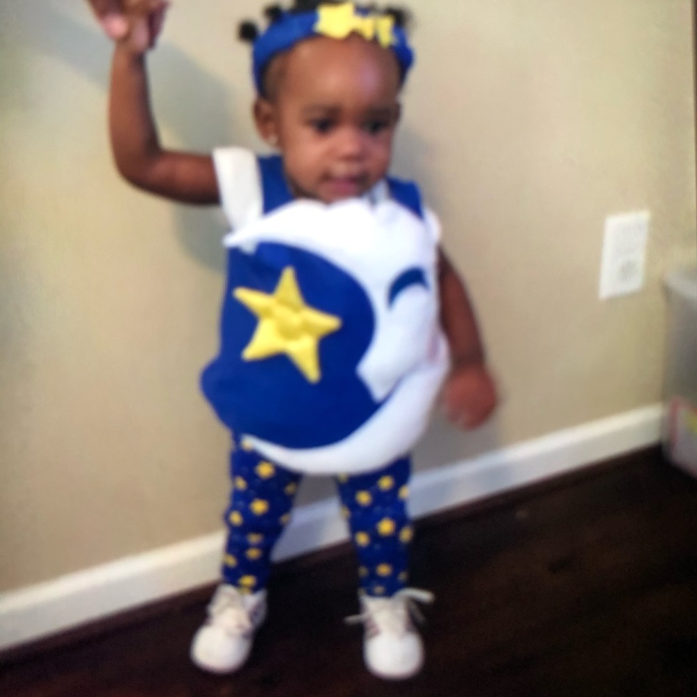 Moon and stars Costume for 6-12 month old